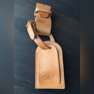 Authentic Louis Vuitton Luggage Tag